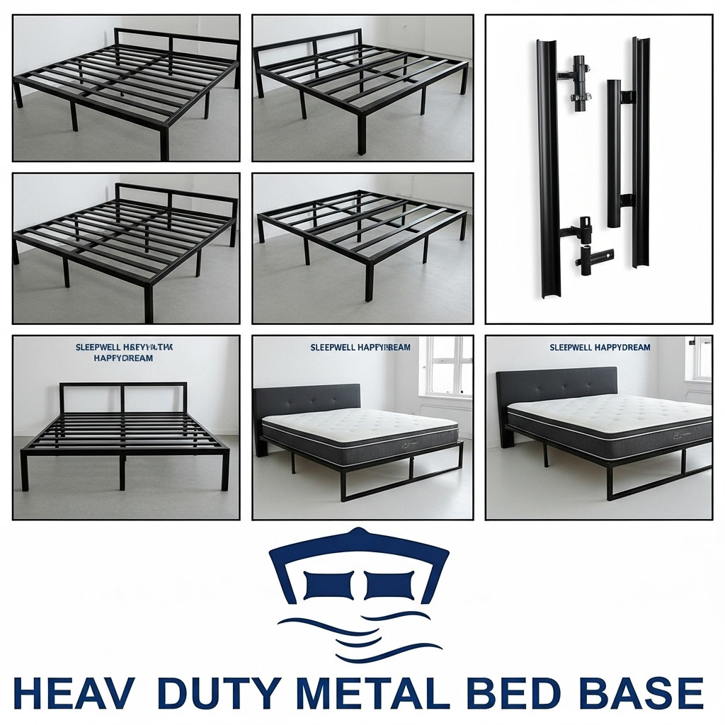 Heavy Duty Metal Bed Base